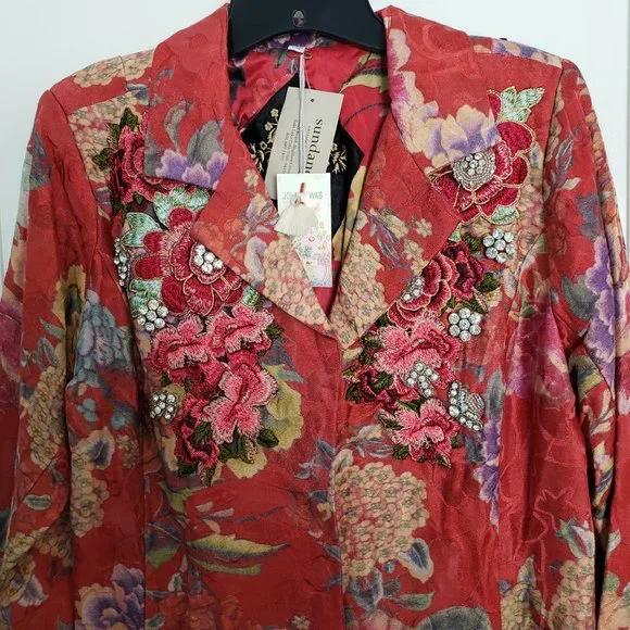 NWT JOHNNY WAS LA VIE FLEUR COAT. - Picture 17 of 17